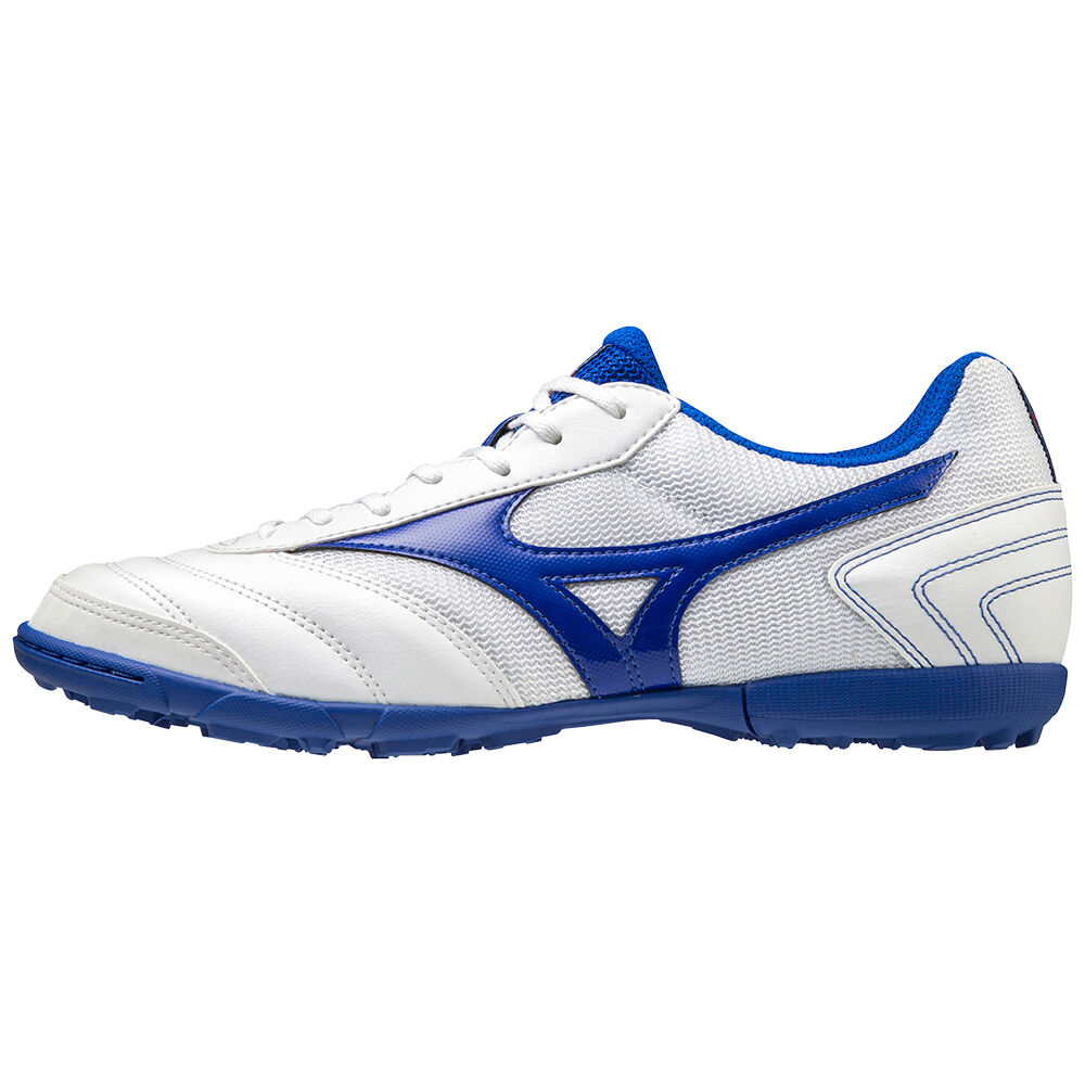 Mizuno Men's MRL Sala Club TF Soccer Shoes White/Blue (Q1GB200302-ZJD)